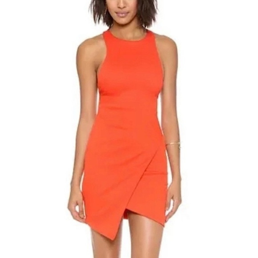 Bec & Bridge Isis Angle worn by J Lo Racer Back Mini Bodycon Dress sz‎ 4